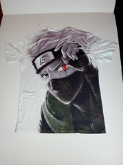 Naruto Kakashi Sharingan eye Amine T-shirt unisex