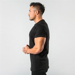 Men’s Fitness Muscle T-Shirt Slim Fit Gym Bodybuilding Short Sleeve