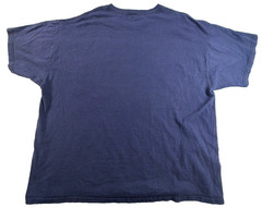 Boobies Make Me Smile Smiley Face Spencer’s Navy Blue Novelty Humor Tee 2XL