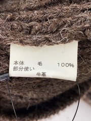 Other Brands Knit Sweater (Thick) Large Wool BRW Solid Color