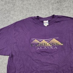 VTG 90s Fairbanks Alaska Pyramids Mens XL Deadstock Tourist Destination T Shirt