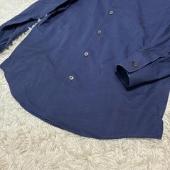 Paul Smith Navy Cotton Long Sleeve Shirt Casual Formal Japan For 14+