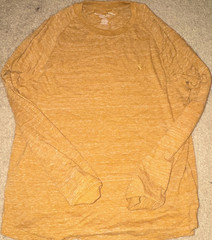 American Eagle Super Soft Men’s Orange Long Sleeve Crew Neck T-Shirt M