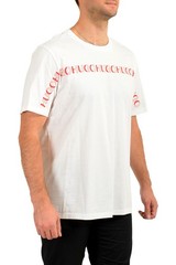 Hugo Boss Men’s “Deelers” White Logo Print Short Sleeve T-Shirt US 2XL IT 56