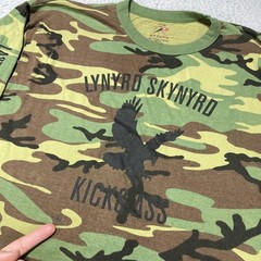Lynyrd Skynyrd Shirt Mens 2XL Camo Long Sleeve Farewell Tour Rothco Survivors