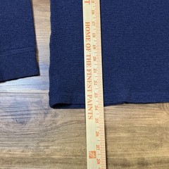 Faherty Cloud Waffle Crew Mens LARGE Organic Cotton Long Sleeve Thermal Pullover