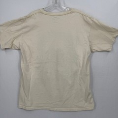 Yazbek Graphic T-Shirt Mens Large Cream Cancun Mexico Mayan Pyramid Cotton Tee