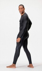 DEVOPS 3 Pack Men’s UPF 50+ Long Sleeve Compression Shirts Quick Dry, Cool Gear