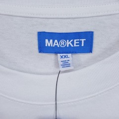 MARKET STUDIO Shirt Mens XXL White Pullover Crew Graphic Racing Auto Cars