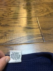 VTG Great Land Thermal Mens M Blue Polycotton Waffle-Knit Long-Sleeve Base 90s
