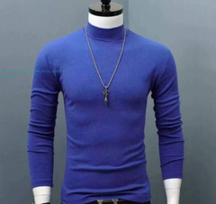 Mens Turtle Neck Sweater T-Shirt Tee Extra Soft Tops Winter Warm Size S-5XL Gift