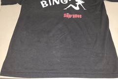 Vintage Y2K 2000 HBO Official The Sopranos Bada Bing Promo T Shirt Size LG Used
