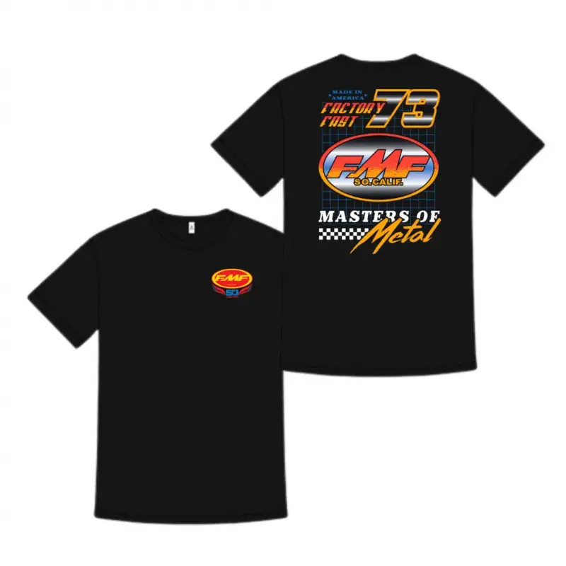 FMF 73 Factory Fast Motocross Shirt Masters of Metal Racing Graphic Tee