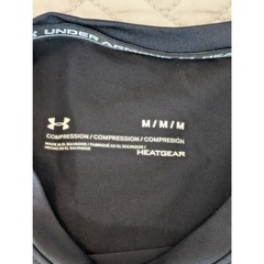 NWT Under Armour Heatgear Men’s Size M Black Compression Sleeveless Shirt (0915)