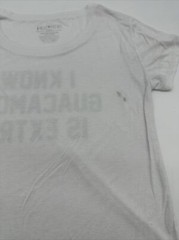 I Know Guacamole Is Extra T-Shirt Women Medium Spell Out Fifth Sun…#5971