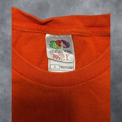 Fruit of the Loom Reno Nevada The Biggest Little City Orange Graphic T-Shirt L