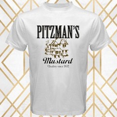 Pitzman’s Mustard Since 1832 Men’s Black Size S – 5XL