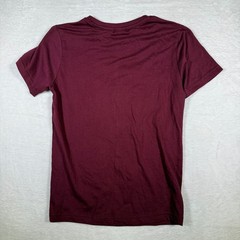 Oxford University Official Merchandise Maroon Crest Embroider T Shirt Mens Large