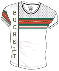 Men’s Bucheli T Shirt,Italian Style,Cotton,Slim Fit,Stretch L…A10.