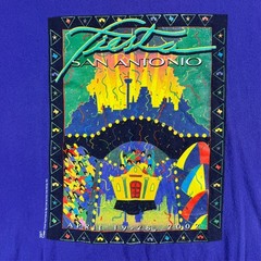 Vintage Delta Unisex XL Purple San Antonio Texas Made In USA Fiesta 2002 T-Shirt