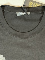 Versace Pop Pin Mesusa Black Cotton Jersey T-shirt Men’s Size M Authentic
