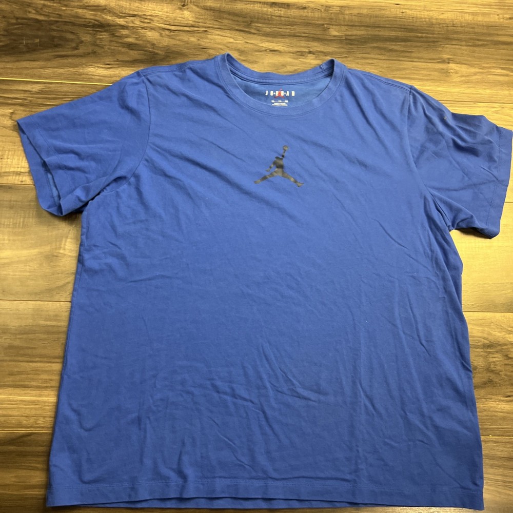 Jordan Shirt Mens XXL Dark Blue Jumpman Logo