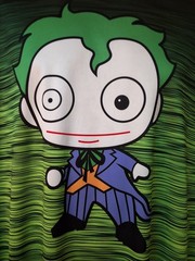 Batman Chibi Cartoon The Joker Performance Fabric T-Shirt Vibrant Color Size XXL