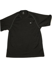 Athletic Works T Shirt Mens M Black Dry Gym Lightweight Breathable Running