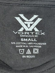 Vortex Optics Men’s Short Sleeve T-Shirt Stars and Stripes, Black , Size Small