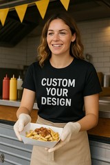 Personalized Photo T-shirt Custom Picture Gifts Your Image and Text Here S-3XL