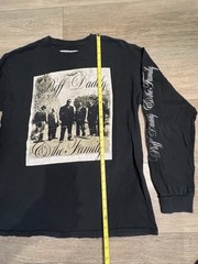 Puff Daddy & The Family No Way Out Hip Hop Black Long Sleeve T-Shirt Sz MEDIUM