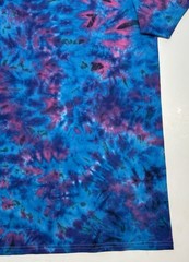 Gildan Handmade Tie Dye Unisex Adult T-Shirt Large Retro Razzle Dazzle Tee NEW