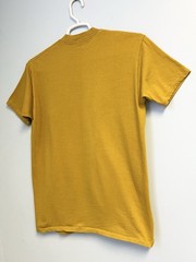 Vintage 70s Jockey Life Sun T Shirt Mustard Yellow Tee Mens XL Made in USA