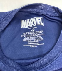  SPIDERMAN OFFICIAL MARVEL SHIRT DARK BLUE WITH RED SPIDER SIZE LARGE