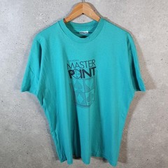 Vintage Hanes Canadian Master Point 90s USA Single Stitch T Shirt Mens XL Blue