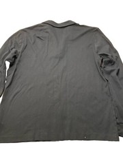 HUGO BOSS Shirt Mens Sz XL Long Sleeve 1/4 Zip Black Pullover