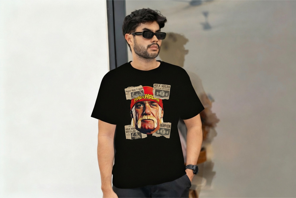 HULK HOGAN CUSTOM DESIGN T-Shirt Size S-5XL
