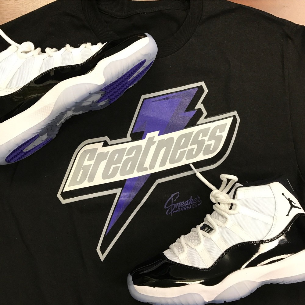 Shirt Match Jordan 11 Concord – Greatness Tee Shirt