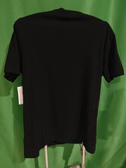 True Religion Paisley Twill Applique Logo Tee Black Mens S Stitched Patch
