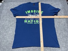 Imagine NATION Mercy Me Tour 2019 NYC Graphic Concert XL 2 Sided Shirt Blue