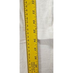 American Eagle Mens Long Sleeve Thermal Shirt Cream White Waffle Knit Large