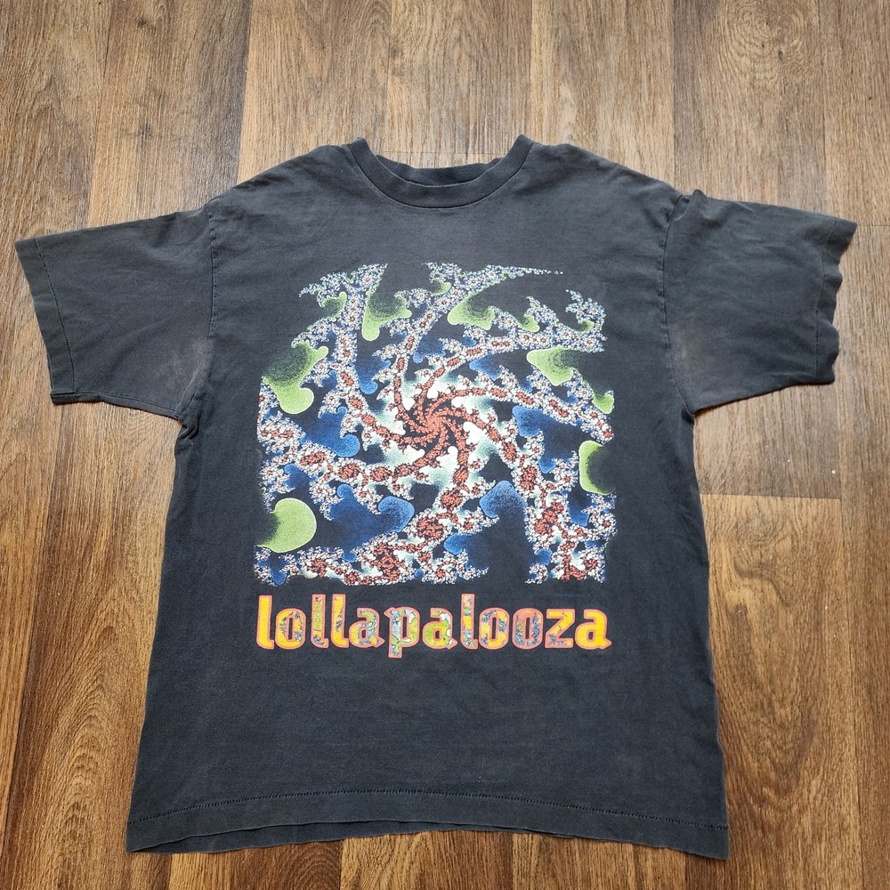 Lollapalooza Vintage 1993 Faded T-Shirt GIANT by ANVIL Size XL Single Stitch
