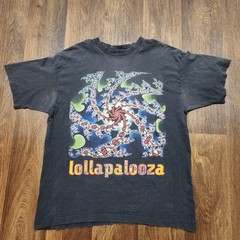 Lollapalooza Vintage 1993 Faded T-Shirt GIANT by ANVIL Size XL Single Stitch