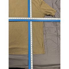 Claiborne Mens XXL Khaki Tan Modal Blend Short Sleeve Crew Neck T-Shirt