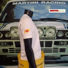 WHITE SPARCO SHORT SLEEVE T-SHIRT MODEL LANCIA DELTA HF COLLECTION T-SHIRT T-SHIRT