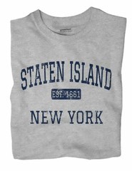 Staten Island New York NY T-Shirt EST