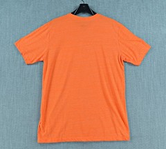 The North Face T-Shirt Men’s L Orange Half Dome Logo Slim Fit Graphic Tee NWT