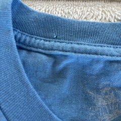 Suavecito tshirt -short sleeve light blue ,large back graphic-size large