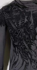 Xtreme Couture by Affliction Men’s Thermal Shirt WLEDING DEATH Biker