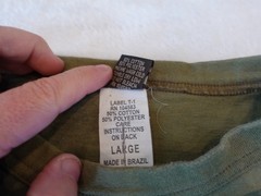 Vtg Ranger Woodland Camo Pocket T-Shirt Large Long Sleeve Green Hunting Outdoors
